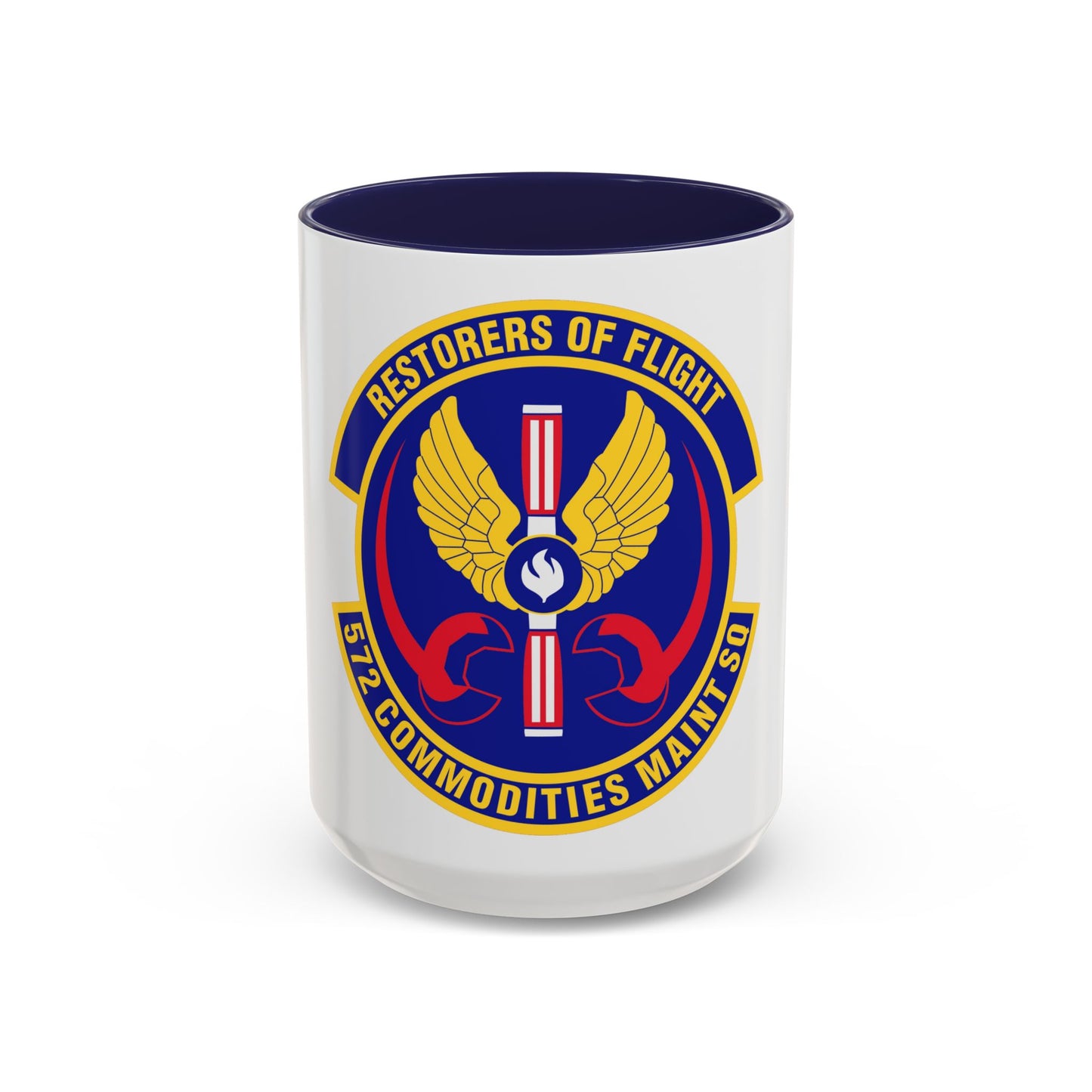 572d Commodities Maintenance Squadron (U.S. Air Force) Accent Coffee Mug