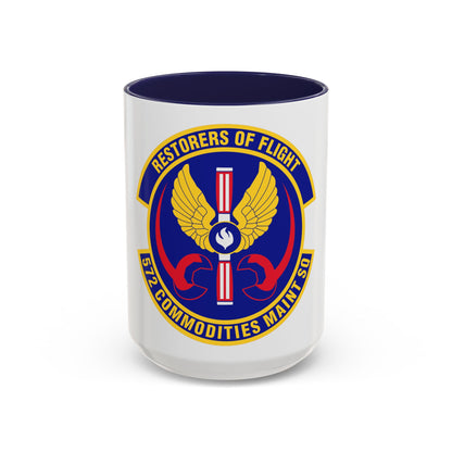572d Commodities Maintenance Squadron (U.S. Air Force) Accent Coffee Mug