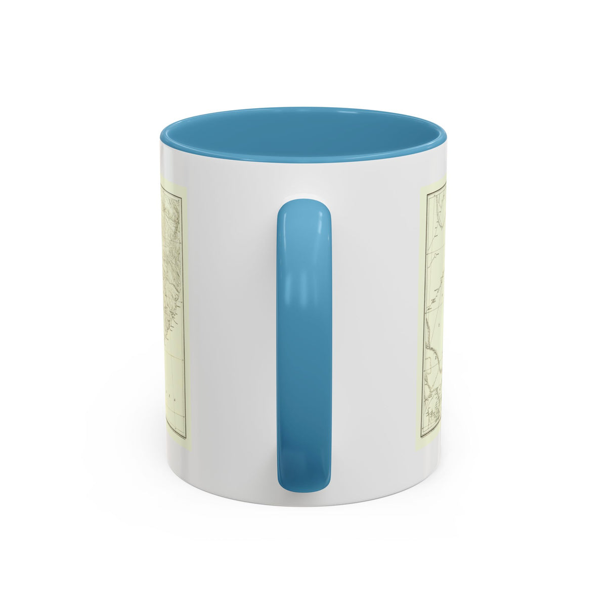 Asia - Kirin, Harbin, Vladivostok (1905) (Map) Accent Coffee Mug