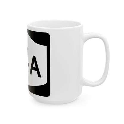 NY-24A (New York) (Road Sign) White Coffee Mug