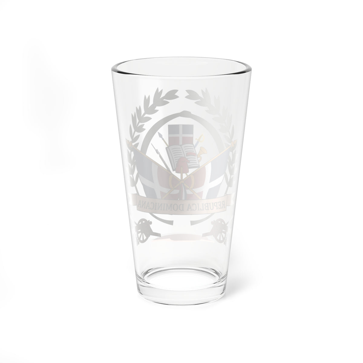 Primer Escudo Dominicano (Dominica) (Coat of Arms) Pint Glass 16oz
