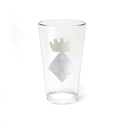 Escudo de Vilalba dels Arcs (Spain) (Coat of Arms) Pint Glass 16oz