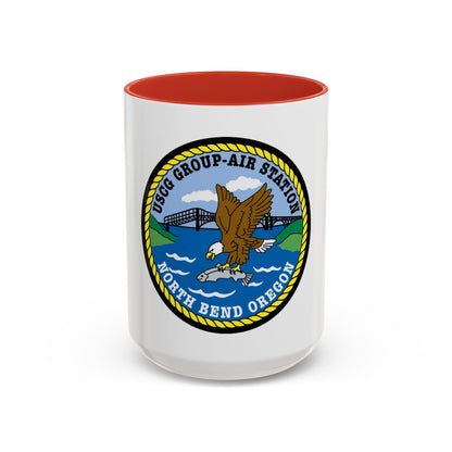 USCG Group Air Station North Bend (U.S. Coast Guard) Accent Coffee Mug