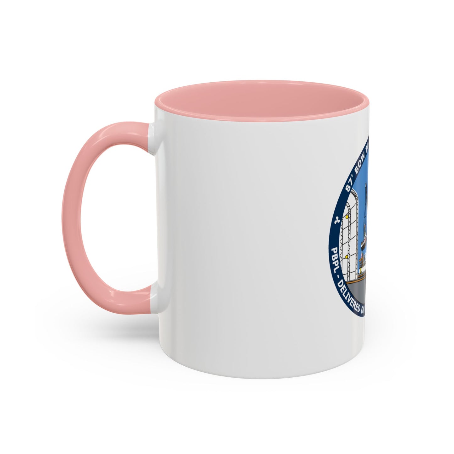 USCG Patrol Boat PBPL Bow to Stern Program (U.S. Coast Guard) Accent Coffee Mug