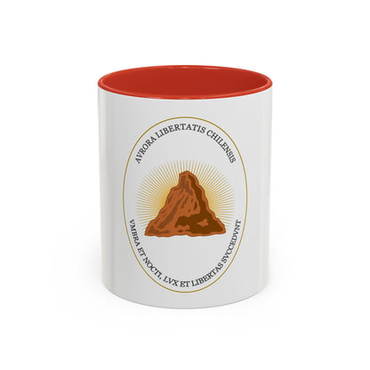 Reverse of the Coat of Arms of Chile (1812-1814) - Accent Coffee Mug