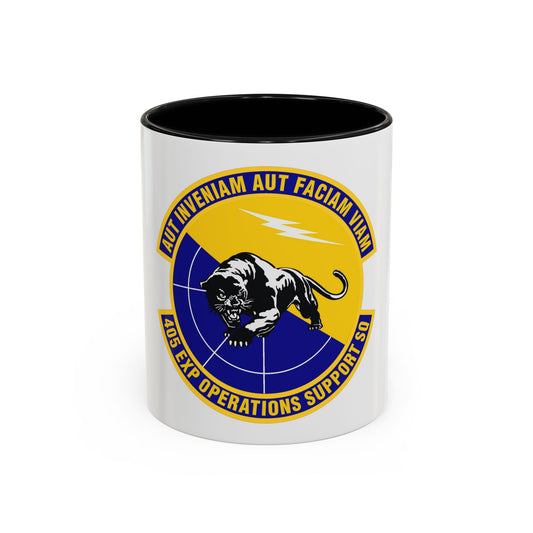 405th Expeditionary Operations Support Squadron (U.S. Air Force) Accent Coffee Mug