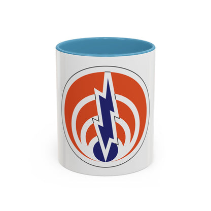1st Signal Command (U.S. Army) Accent Coffee Mug