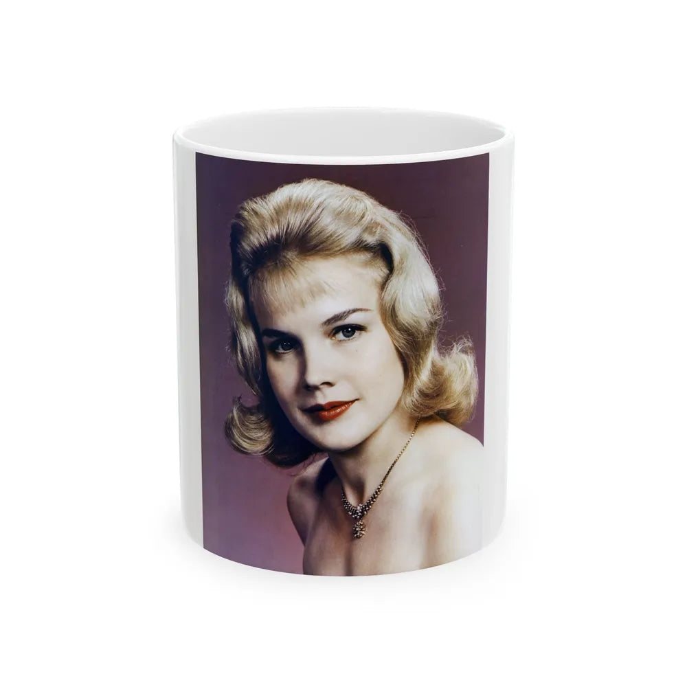 Carroll Baker #61 (Vintage Female Icon) White Coffee Mug-11oz-Go Mug Yourself