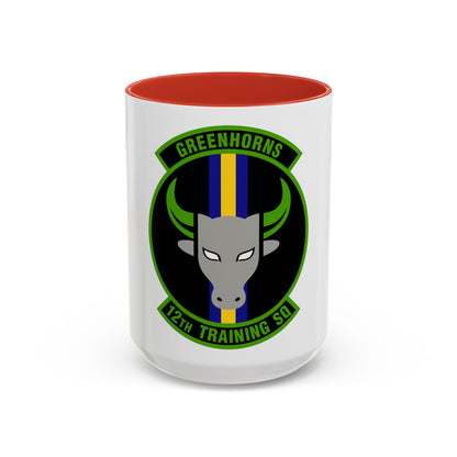 12 Training Sq AETC (U.S. Air Force) Accent Coffee Mug