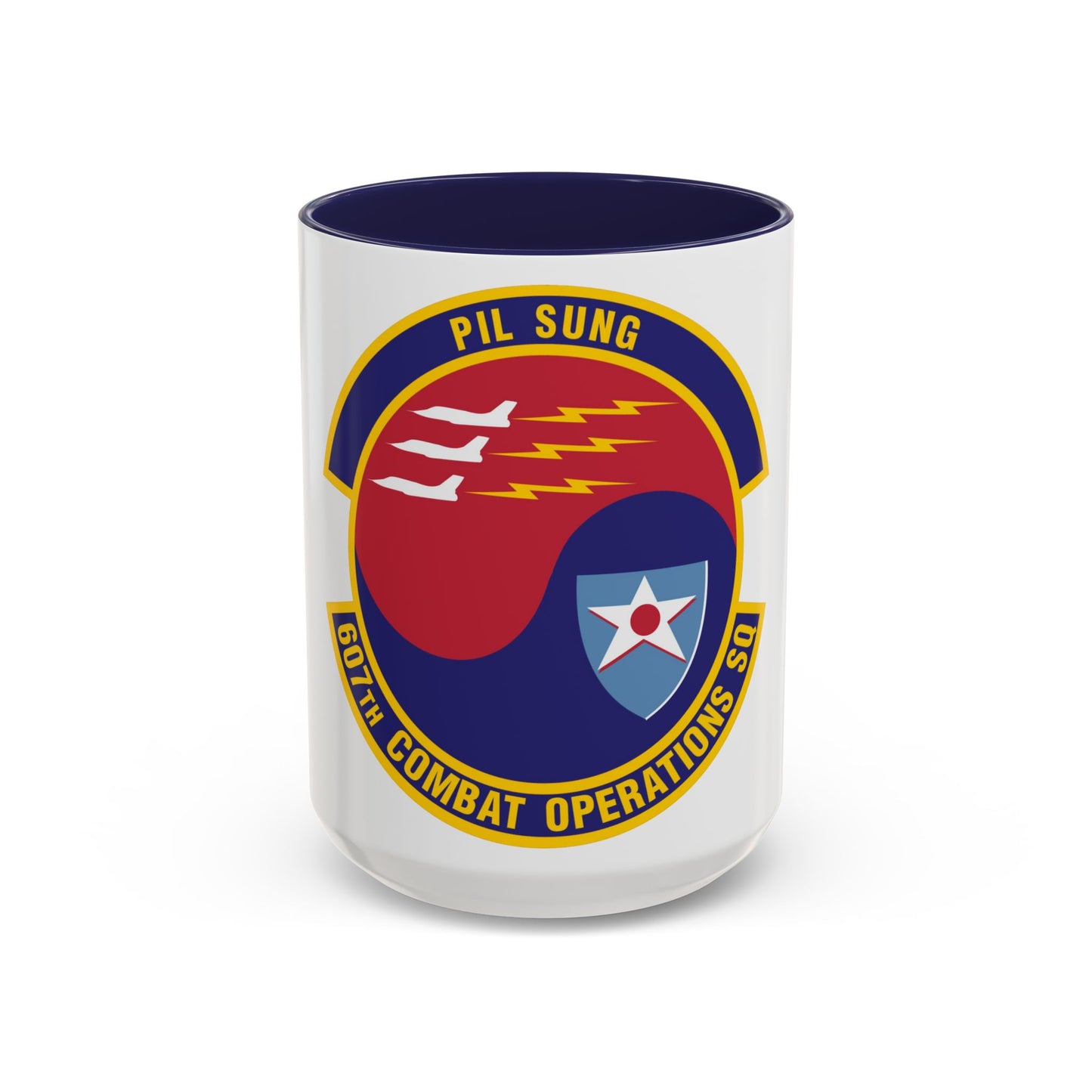 607th Combat Operations Squadron (U.S. Air Force) Accent Coffee Mug