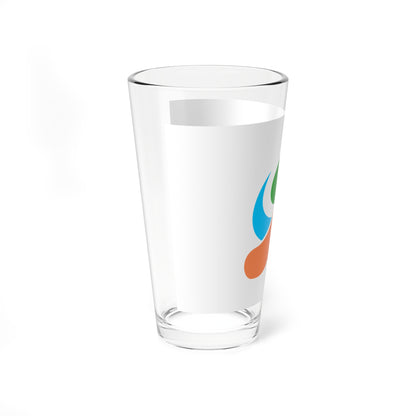 Flag of Kamiamakusa Kumamoto (Japan) Pint Glass 16oz