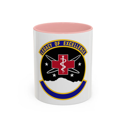 21 Healthcare Operations Squadron USSF (U.S. Air Force) Accent Coffee Mug