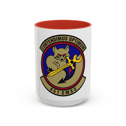 451st Expeditionary Maintenance Squadron (U.S. Air Force) Accent Coffee Mug