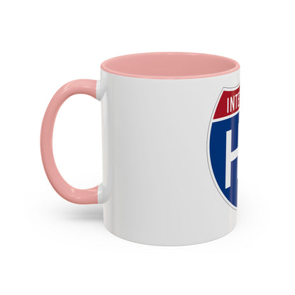 Interstate H3 (U.S. Highways) Accent Coffee Mug