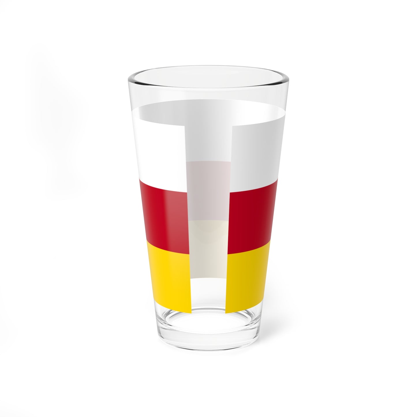 Flag of North Ossetia (Russia) Pint Glass 16oz