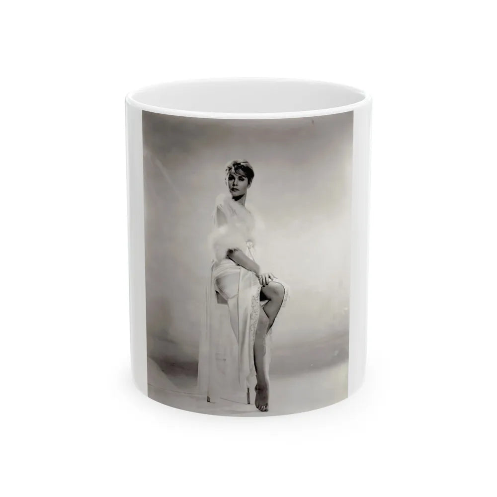 Elizabeth Montgomery #74 (Vintage Female Icon) White Coffee Mug-11oz-Go Mug Yourself