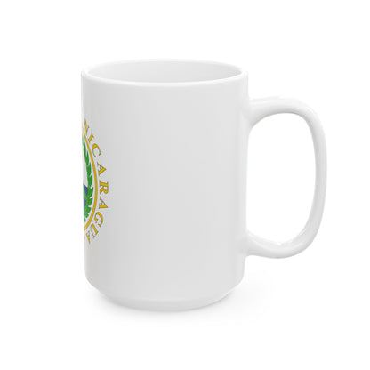 Coat of arms of Nicaragua (1854) - White Coffee Mug