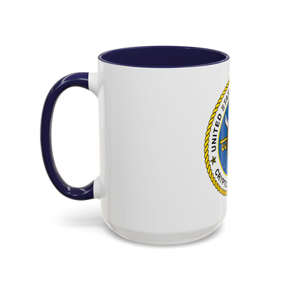 USCG Cryptologic Group (U.S. Coast Guard) Accent Coffee Mug