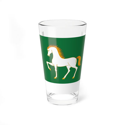 Flag of Abzelilovsky rayon (Russia) Pint Glass 16oz