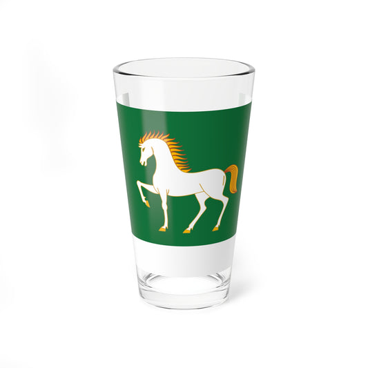 Flag of Abzelilovsky rayon (Russia) Pint Glass 16oz