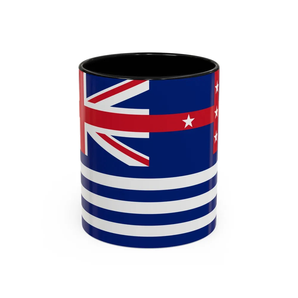 Upper Murray River Flag - Accent Coffee Mug-11oz-Black-Go Mug Yourself