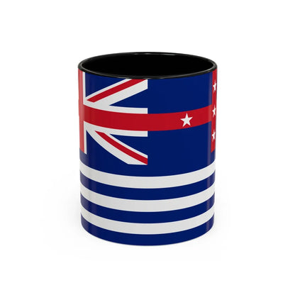 Upper Murray River Flag - Accent Coffee Mug-11oz-Black-Go Mug Yourself