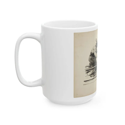 Blue Book Magazine Illustration - White Coffee Mug-Go Mug Yourself