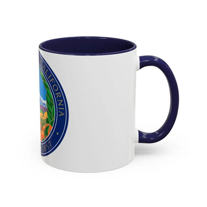 Seal of Anaheim California - Accent Coffee Mug-Go Mug Yourself