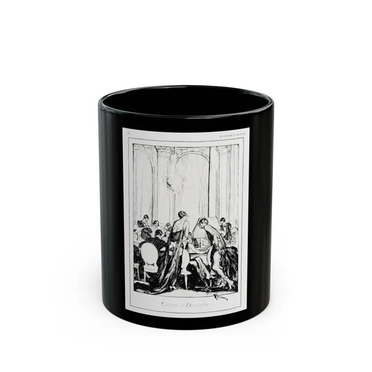 Casino a Deauville, Harper's Bazaar, July 1923 - Black Coffee Mug-11oz-Go Mug Yourself