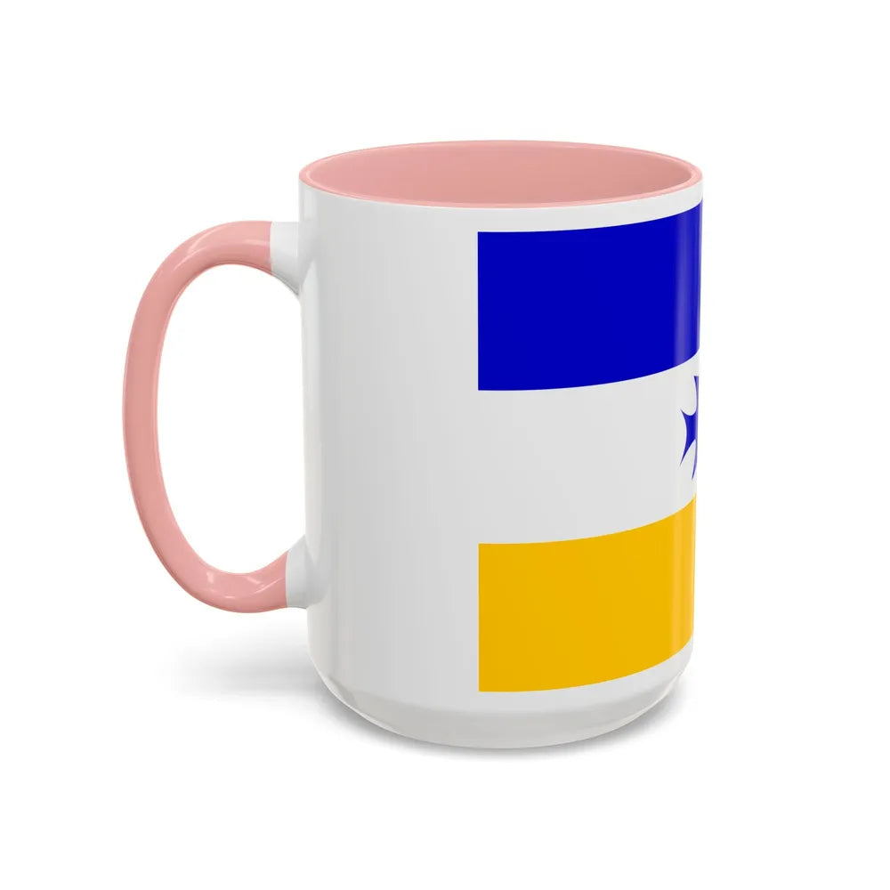 Flag of Mapuche - Accent Coffee Mug-Go Mug Yourself