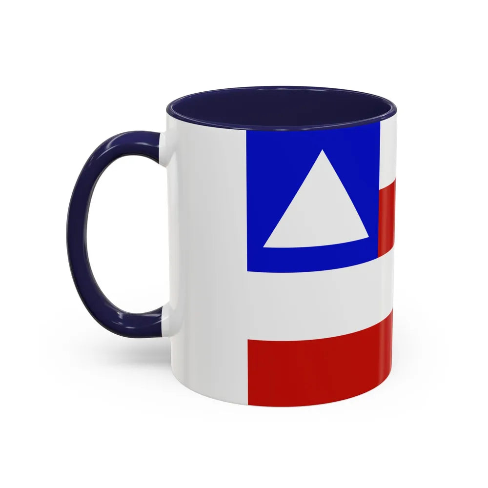 Flag of Bahia Brazil - Accent Coffee Mug-Go Mug Yourself