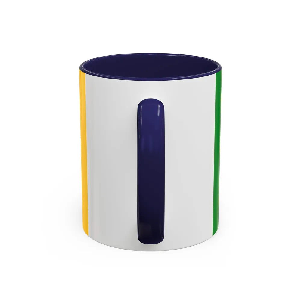 Flag of Evenley UK - Accent Coffee Mug-Go Mug Yourself