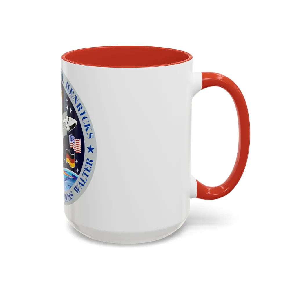 STS 55 (NASA) Accent Coffee Mug-Go Mug Yourself