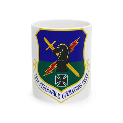 26th Cyberspace Operations Group (U.S. Air Force) White Coffee Mug-11oz-Go Mug Yourself