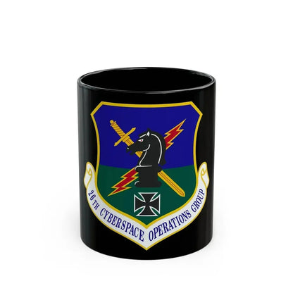 26th Cyberspace Operations Group (U.S. Air Force) Black Coffee Mug 11oz - Go Mug Yourself
