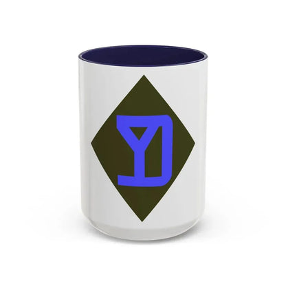 26th Infantry Division (U.S. Army) Accent Coffee Mug 15oz Navy - Go Mug Yourself