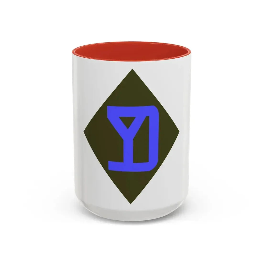 26th Infantry Division (U.S. Army) Accent Coffee Mug 15oz Red - Go Mug Yourself
