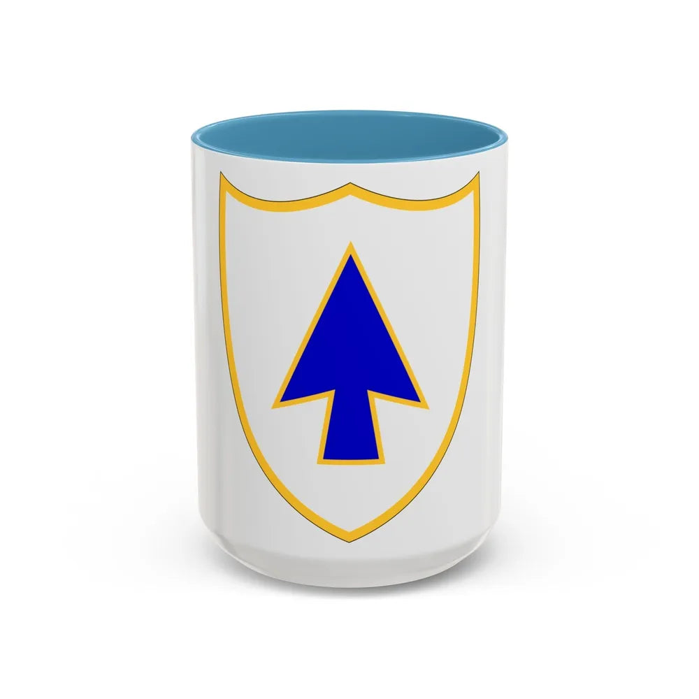 26th Infantry Regiment (U.S. Army) Accent Coffee Mug-15oz-Light Blue-Go Mug Yourself