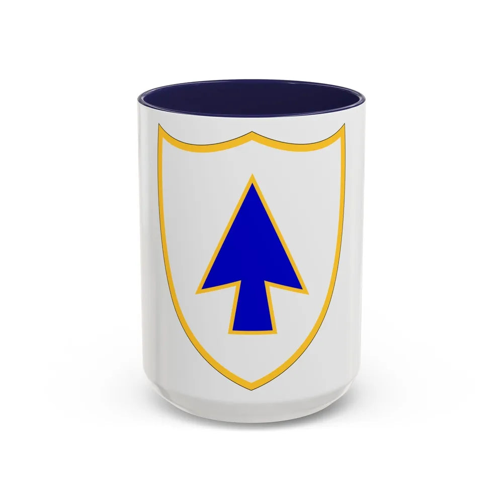 26th Infantry Regiment (U.S. Army) Accent Coffee Mug-15oz-Navy-Go Mug Yourself