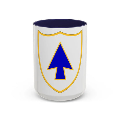 26th Infantry Regiment (U.S. Army) Accent Coffee Mug-15oz-Navy-Go Mug Yourself