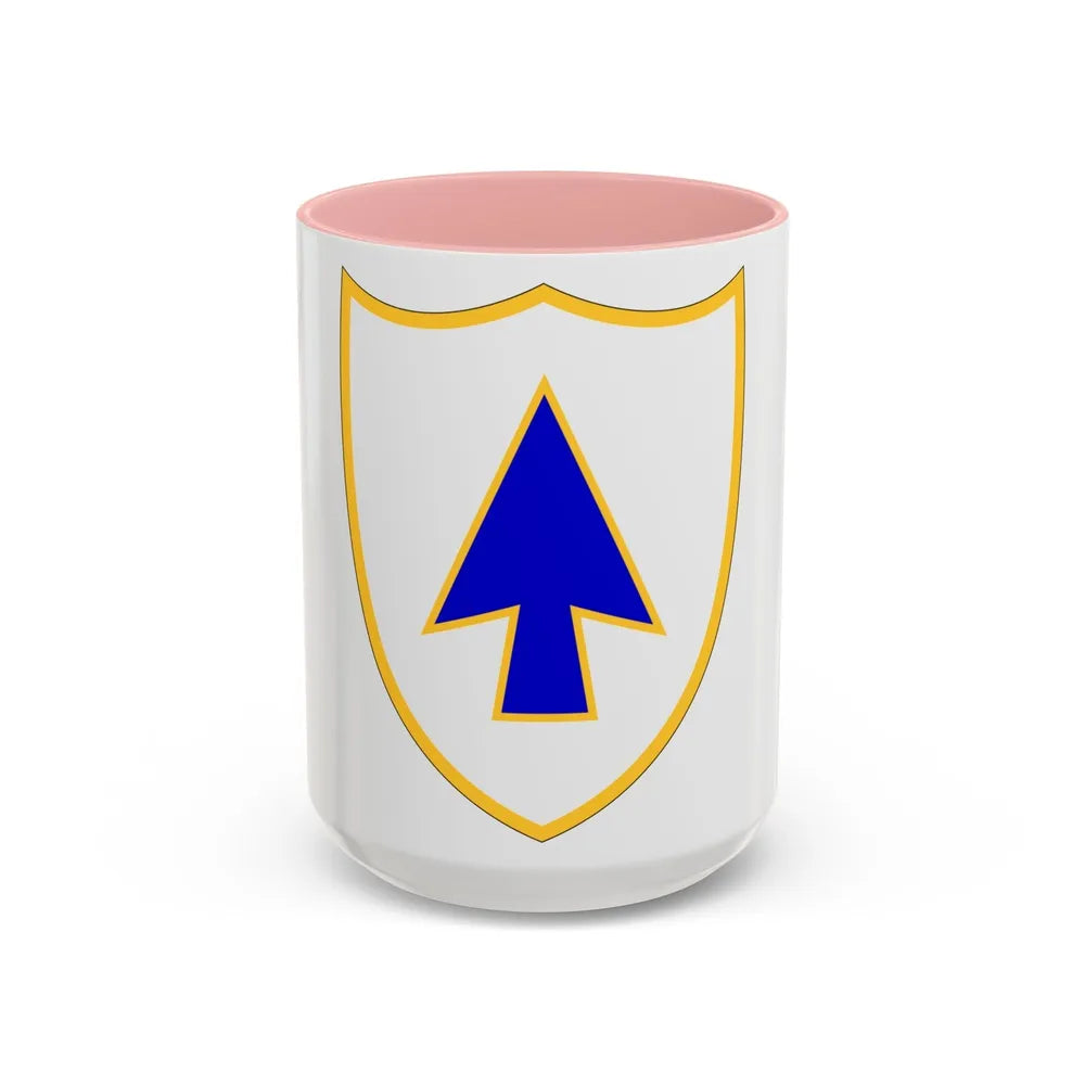 26th Infantry Regiment (U.S. Army) Accent Coffee Mug-15oz-Pink-Go Mug Yourself