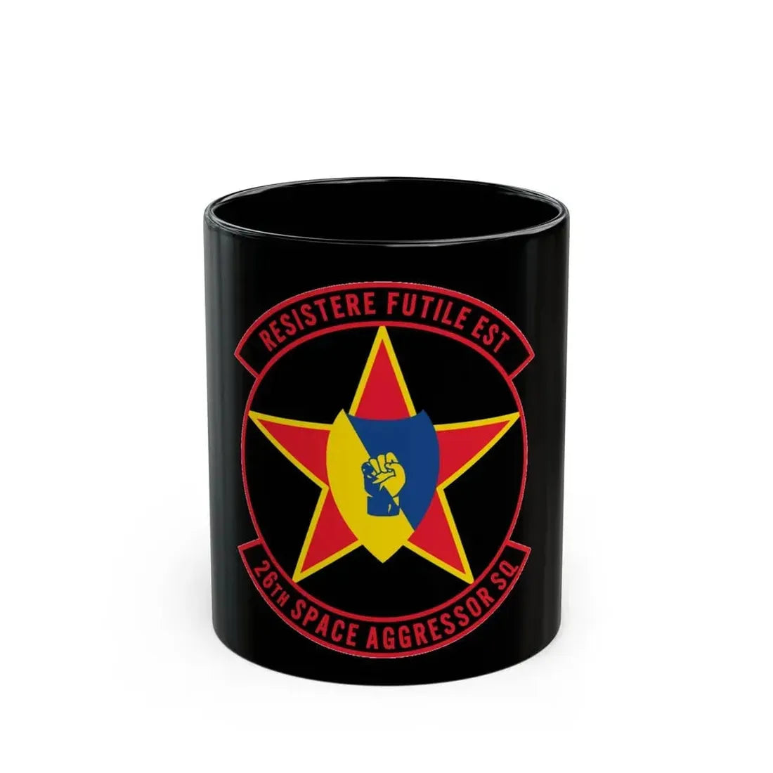 26TH Space Aggressor Sq. v2 (U.S. Air Force) Black Coffee Mug 11oz - Go Mug Yourself