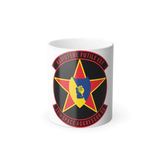 26TH Space Aggressor Sq. v2 (U.S. Air Force) Color Changing Coffee Mug 11oz - Go Mug Yourself