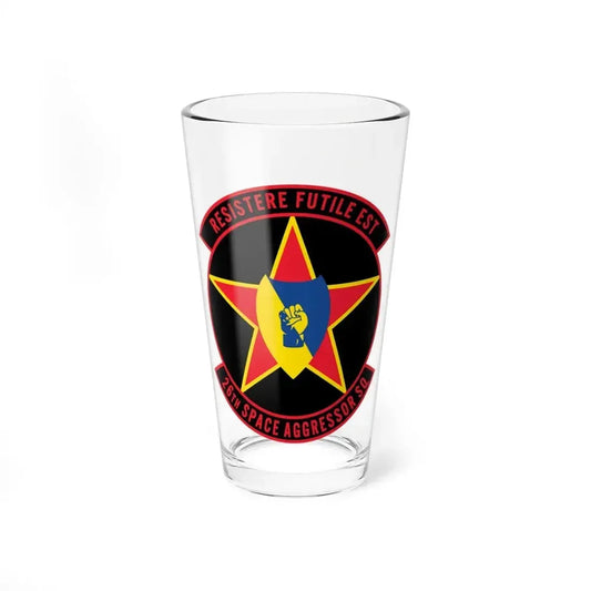 26TH Space Aggressor Sq. v2 (U.S. Air Force) Pint Glass 16oz 16oz - Go Mug Yourself