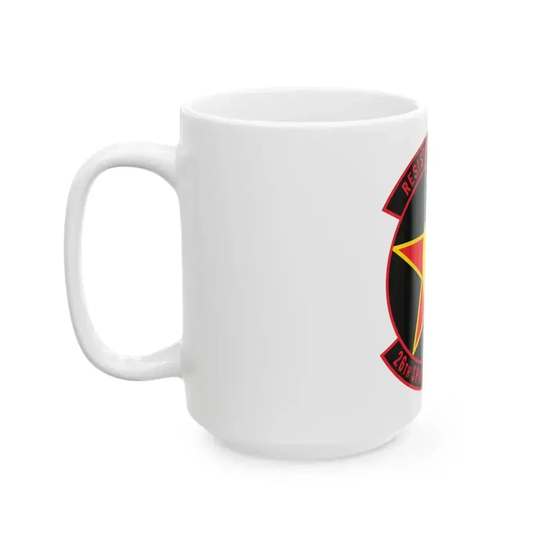26TH Space Aggressor Sq. v2 (U.S. Air Force) White Coffee Mug - Go Mug Yourself