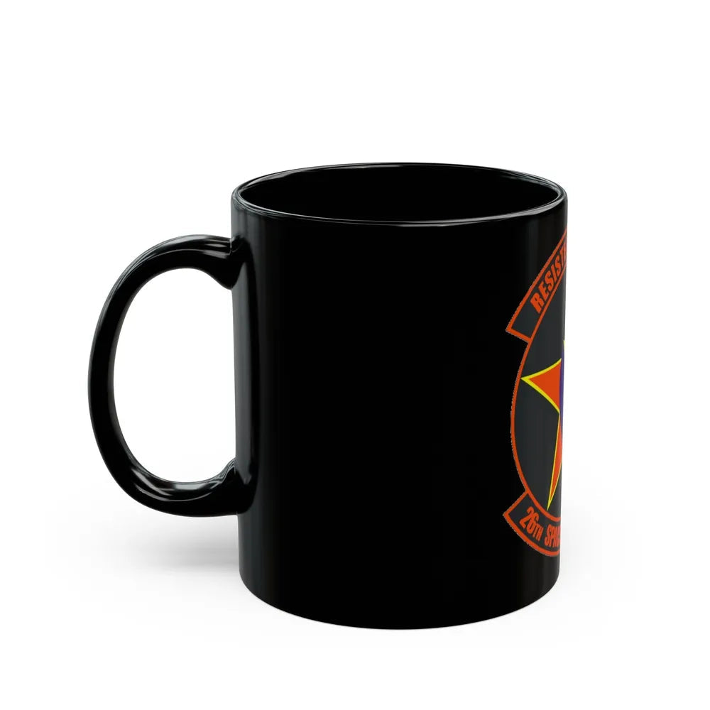 26th Space Aggressor Squadron (U.S. Air Force) Black Coffee Mug-Go Mug Yourself