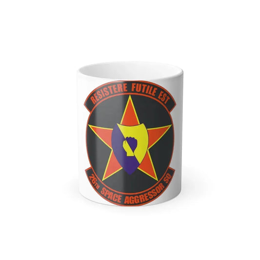 26th Space Aggressor Squadron (U.S. Air Force) Color Changing Coffee Mug 11oz - Go Mug Yourself