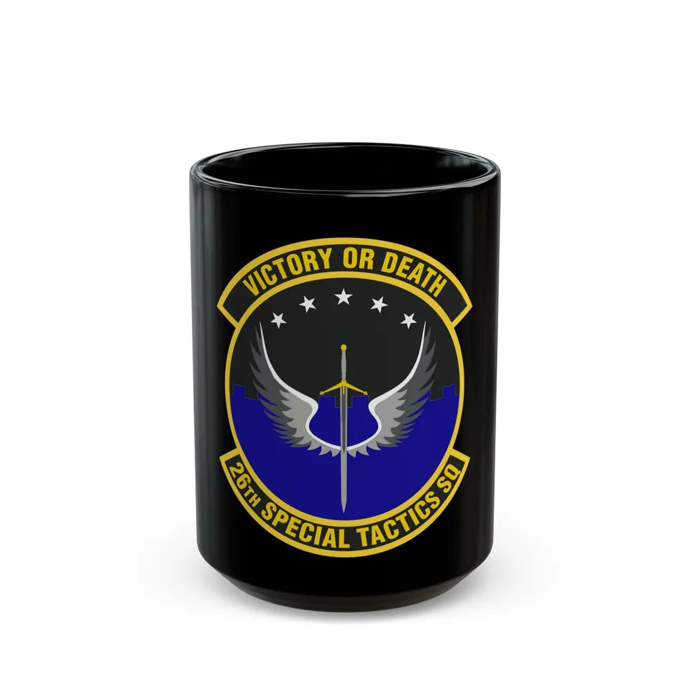 26th Special Tactics Squadron (U.S. Air Force) Black Coffee Mug-15oz-Go Mug Yourself