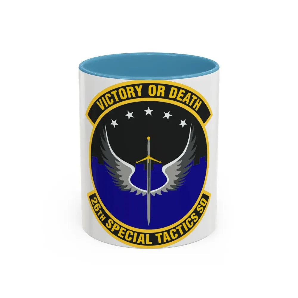 26th Special Tactics Squadron (U.S. Air Force) Accent Coffee Mug 11oz Light Blue - Go Mug Yourself