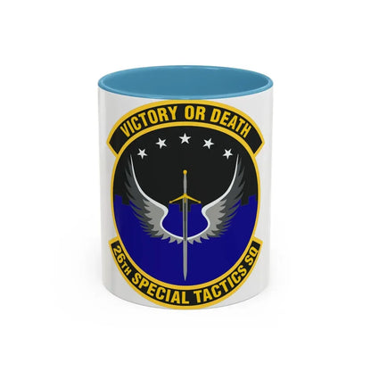 26th Special Tactics Squadron (U.S. Air Force) Accent Coffee Mug 11oz Light Blue - Go Mug Yourself